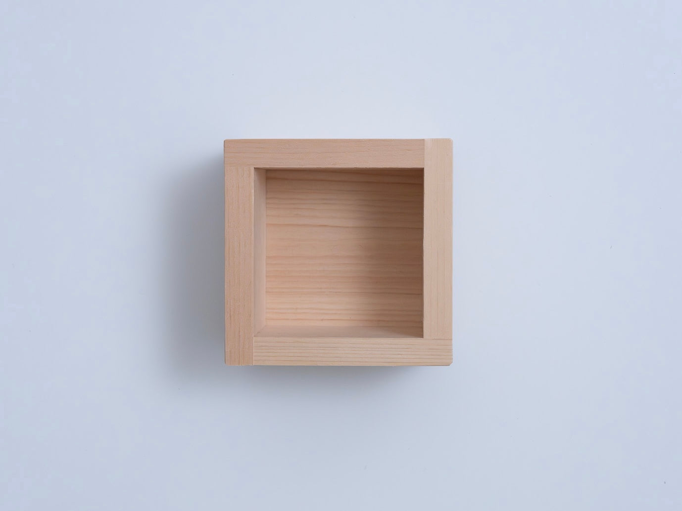 ORIGINAL SQUARE WOODEN CUP(MASU) - オリジナル一合枡 180ml