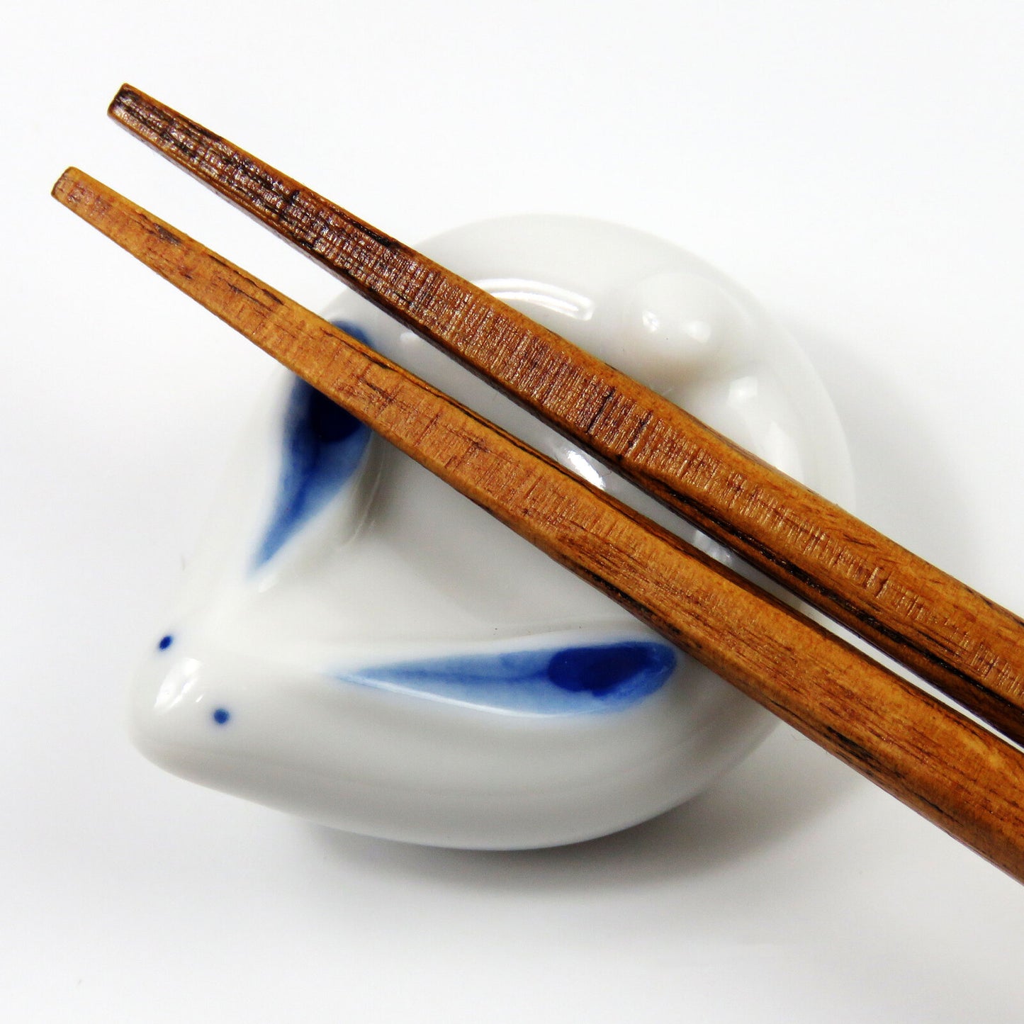 CHOPSTICK REST(LUCKY RABBIT/ POTTERY) - 福ウサギ 箸置き(陶器)