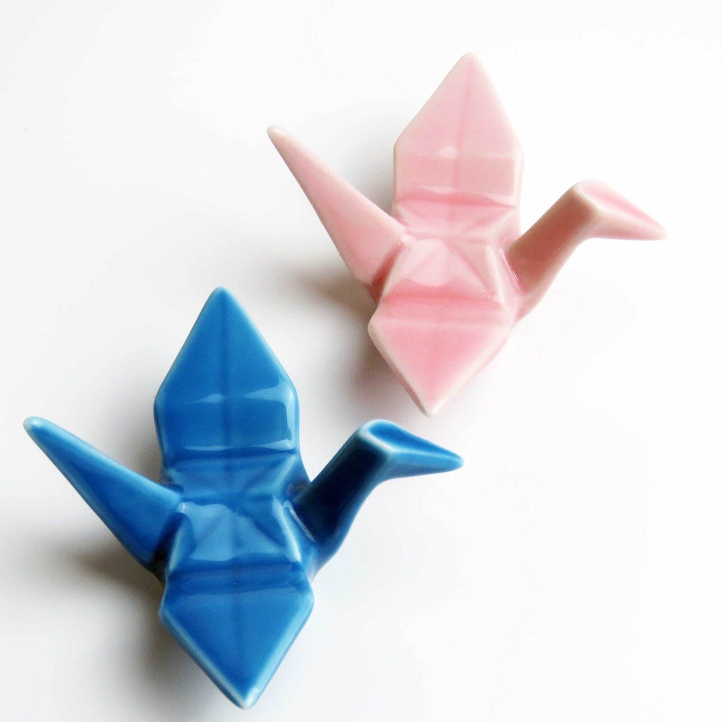 CHOPSTICK REST(PAPER CRANE / POTTERY) - 折り鶴 箸置き(陶器)