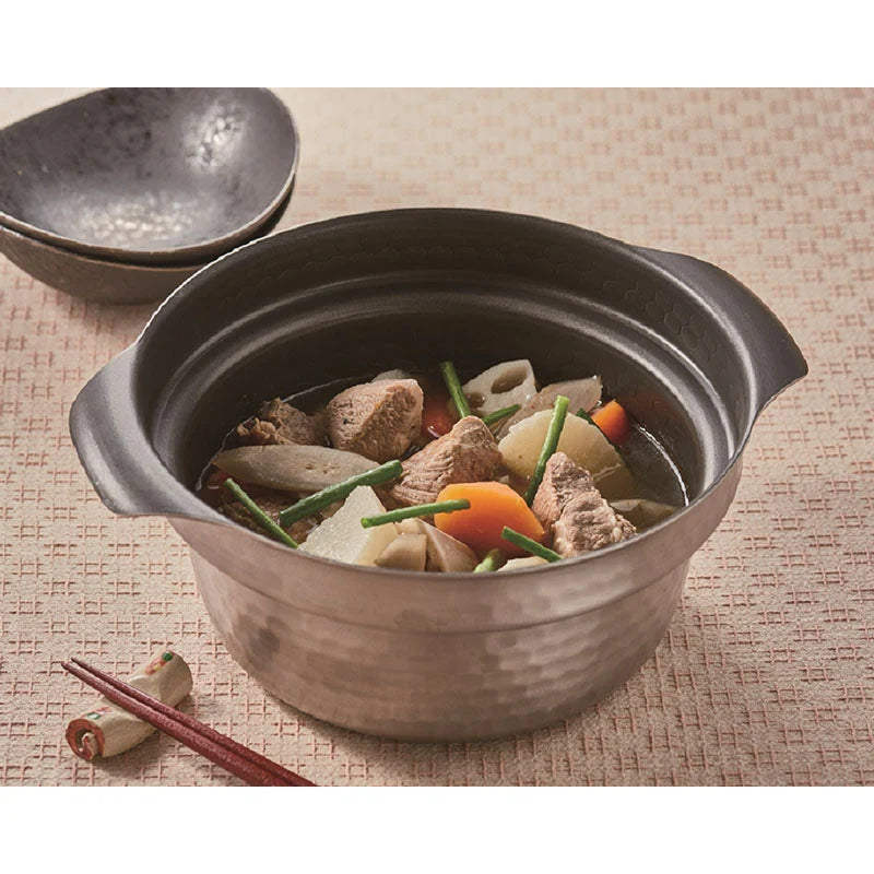 RICE COOK POT for 180cc-540cc -フタがガラスのIH対応ご飯釜 1-3合用