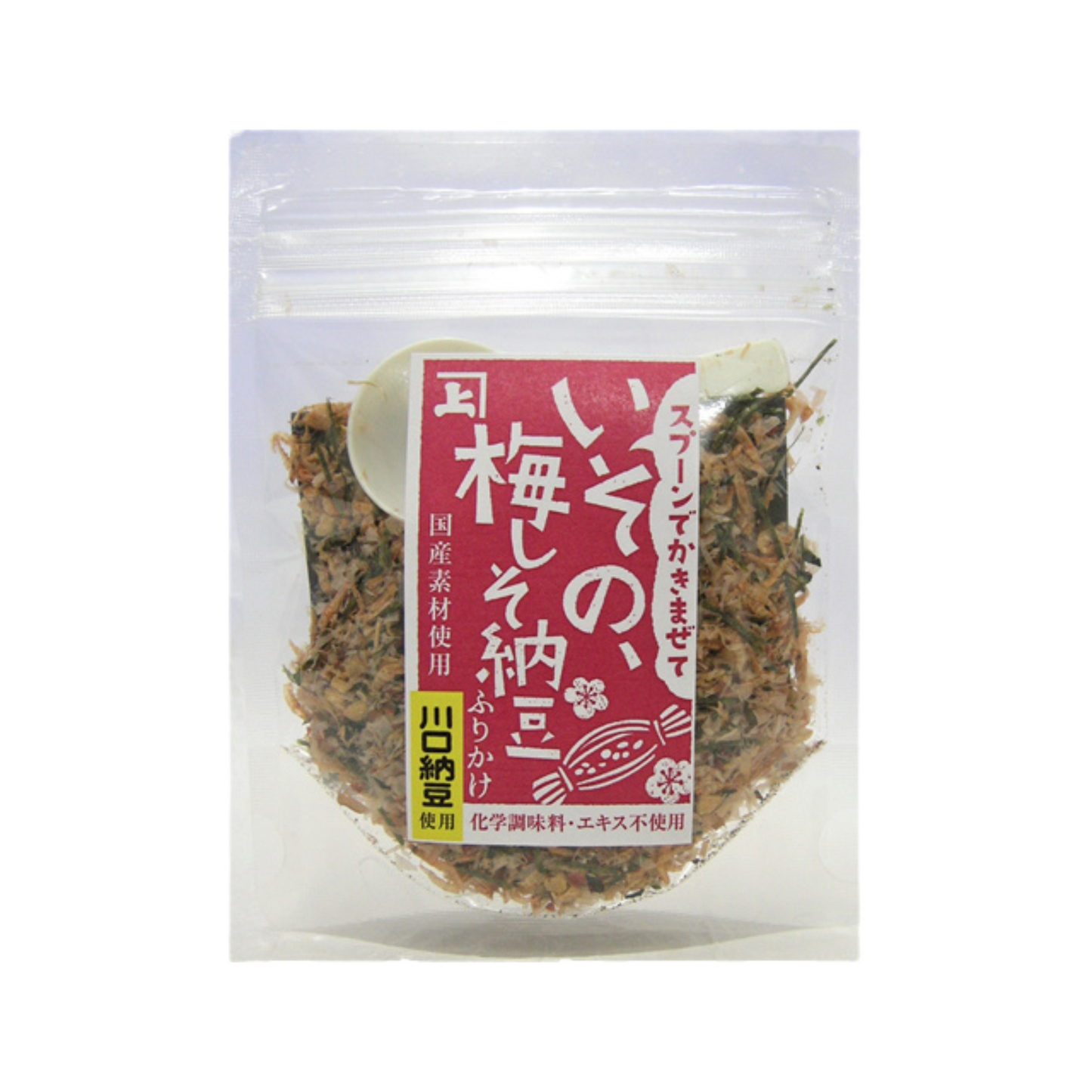 ISONO UMESHISO NATTO FURIKAKE - イソノ、梅しそ納豆フリカケ 20g