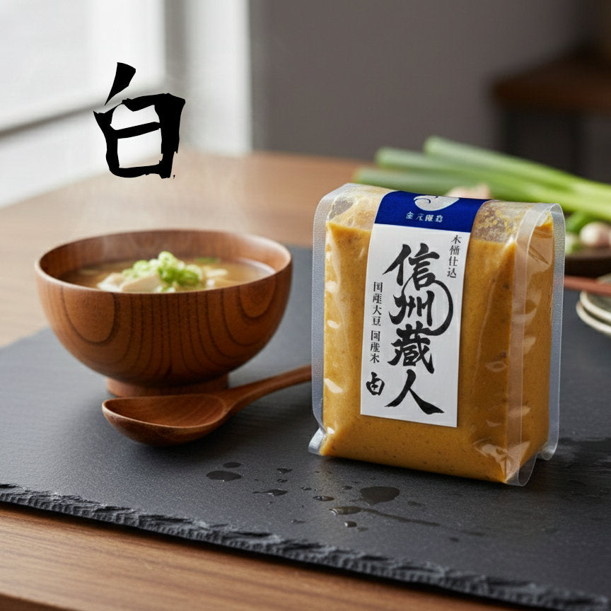 Shinshu Miso"Shiro" - 信州蔵人 白味噌 450g