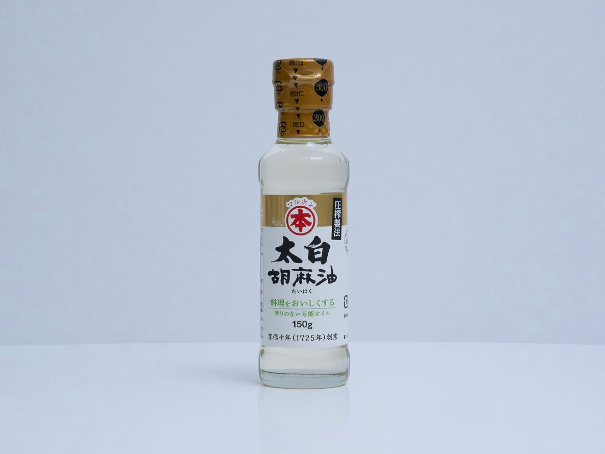 PURE SESAME OIL UNTOASTED - 太白胡麻油 150ml -