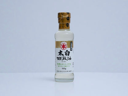 PURE SESAME OIL UNTOASTED - 太白胡麻油 150ml -