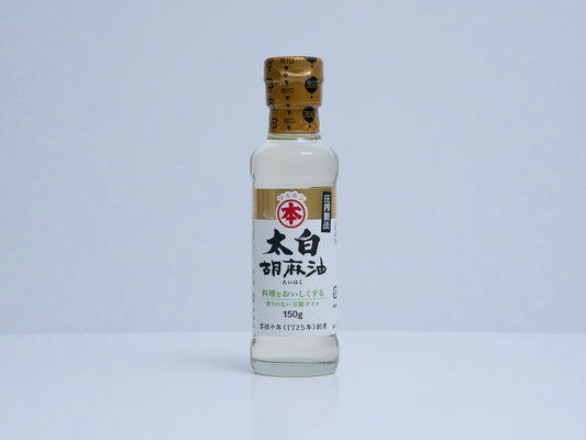 PURE SESAME OIL UNTOASTED - 太白胡麻油 150ml -