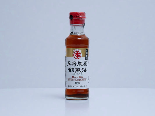 PURE SESAME OIL TOASTED - 圧搾純正ｺﾞﾏ油 150ml -