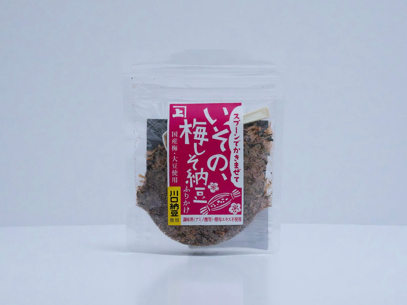 ISONO UMESHISO NATTO FURIKAKE - ｲｿﾉ､梅しそ納豆ﾌﾘｶｹ 20g
