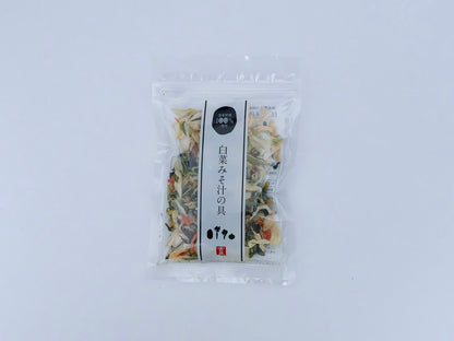 NAPPA CABBAGE & MIXED DRIED VEGETABLES - 白菜味噌汁の具 40g