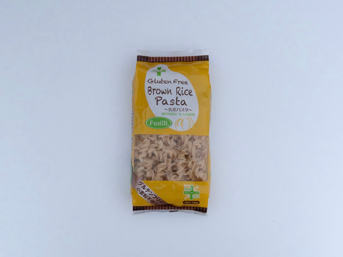 BROWN RICE PASTA "Fusilli" - 玄米ﾊﾟｽﾀ  ﾌｼﾞｯﾘ 130g