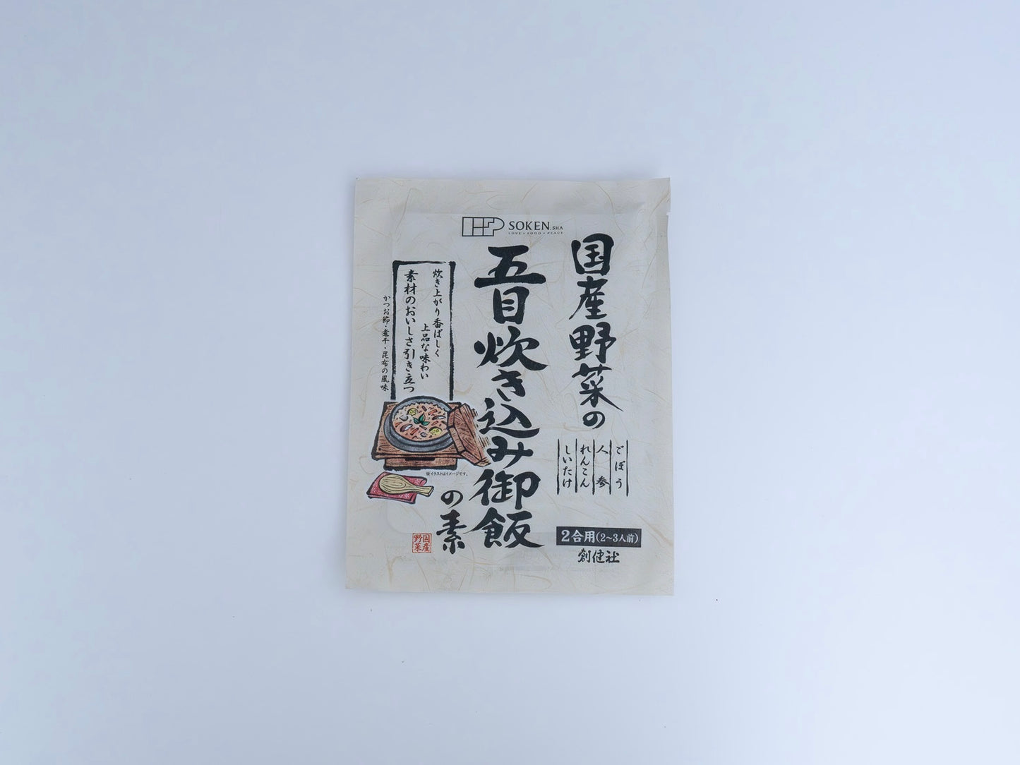VEGETABLE MIXED RICE - 国産野菜の五目炊き込み御飯の素 150g