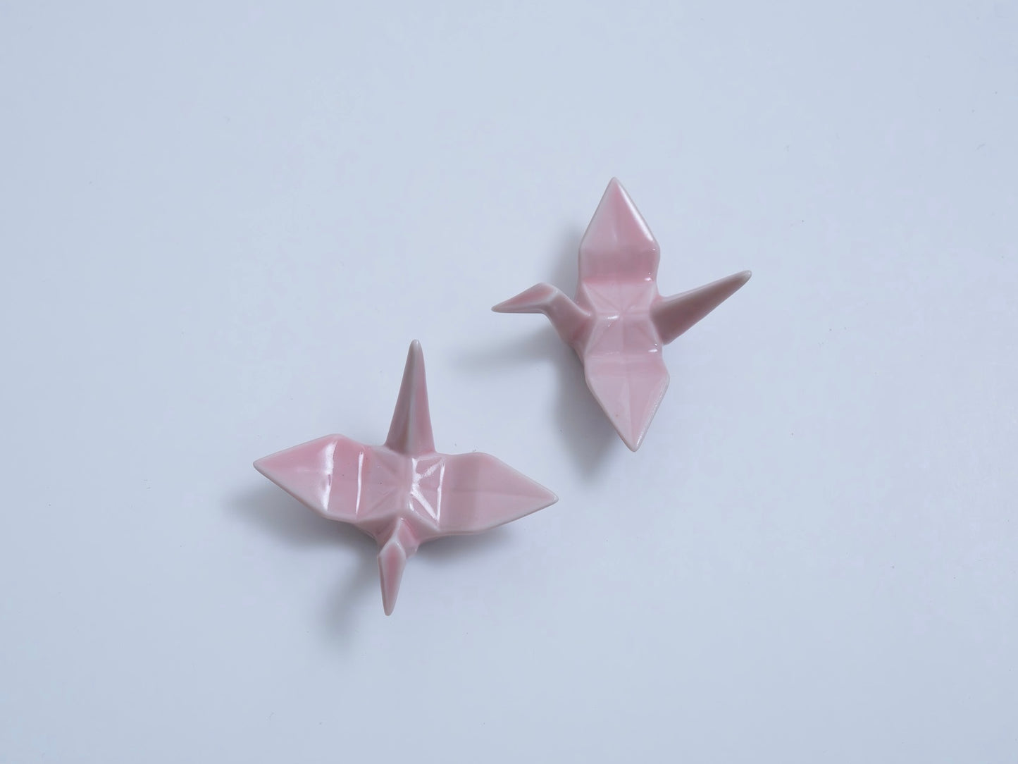 CHOPSTICK REST(PAPER CRANE / POTTERY) - 折り鶴 箸置き(陶器)
