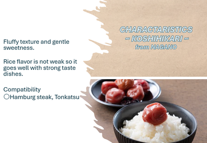 RICE TRIAL SET - 3銘柄 お試しセット (6㎏)-