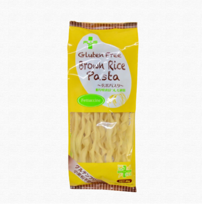 BROWN RICE PASTA "FETTUCCINE" - 玄米ﾊﾟｽﾀ ﾌｪｯﾄｩｯﾁｰﾈ W9.5mm 80g
