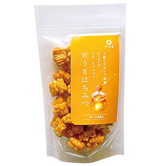 Sweet Honey Fried Snack - 甘うまはちみつ揚げ - rice cracker