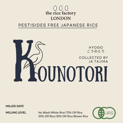 Pesticide-free RICE TRIAL SET - 3銘柄 お試しセット (1.5㎏)