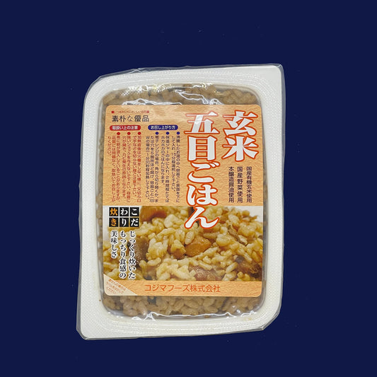RETORT PACK (SEASONED BROWN RICE WITH VEGETABLES) - 玄米五目ごはん 160g