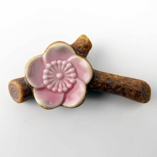 CHOPSTICK REST(PLUM BLOSSOM / POTTERY) - 梅の花 箸置き (陶器)