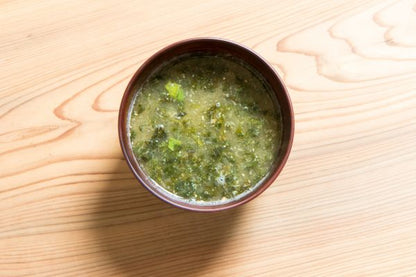 INSTANT MISO SOUP(SEA LETTUCE) - ｲﾝｽﾀﾝﾄみそ汁 あおさ 8g