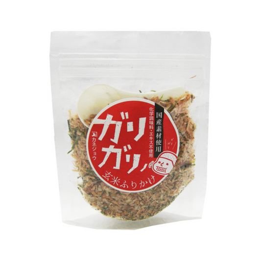GARIGARI BROWN RICE FURIKAKE - ｶﾞﾘｶﾞﾘﾉ玄米ﾌﾘｶｹ 20g