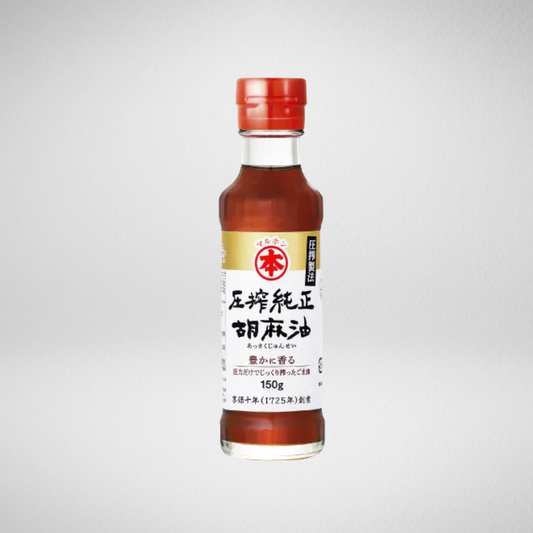 PURE SESAME OIL TOASTED - 圧搾純正ｺﾞﾏ油 150ml -