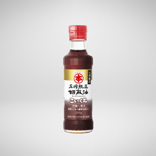 PURE SESAME OIL DARK TOASTED- 圧搾純正ｺﾞﾏ油 濃口 150ml -