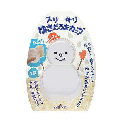 MEASUREING CUP for RICE - スリキリゆきだるまカップ
