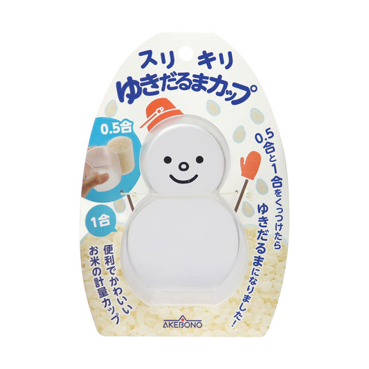 MEASUREING CUP for RICE - スリキリゆきだるまカップ