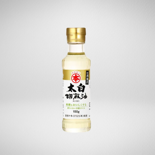 PURE SESAME OIL UNTOASTED - 太白胡麻油 150ml -